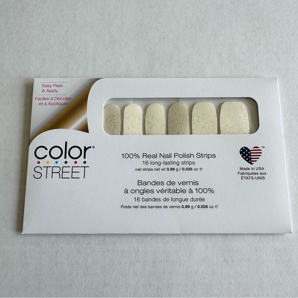 *Retired* Color Street: Over the Moon | White Glitter-Dipped Overlay Sparkle - Picture 3 of 11